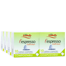 Load image into Gallery viewer, Caffe Trombetta - NESPRESSO® Compatible - Compostable - Intenso - 100% Arabica Blend