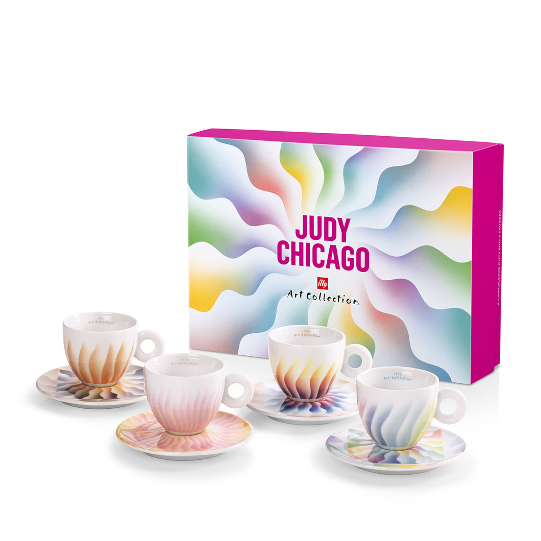 Illy Designer Cup Series - Judy Chicago Art Collection - Cappuccino Cups