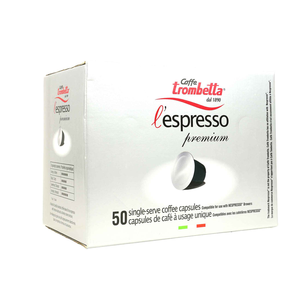 Caffe Trombetta - NESPRESSO® Compatible - Premium - 50/100