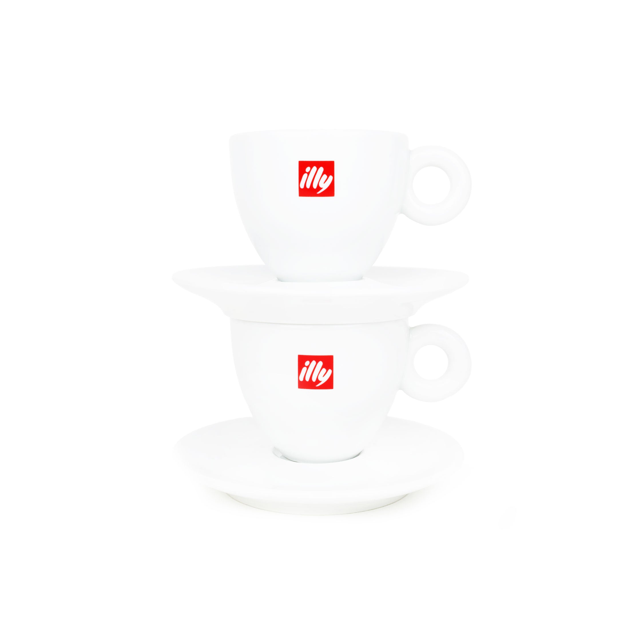 Illy Cappuccino Coffee Cups Set of 12 Original Cups and Saucers