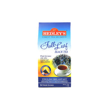 Load image into Gallery viewer, Hedley&#39;s Full Leaf Black Tea - English Breakfast - 16 Pyramid Tea Bags
