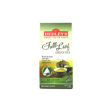Load image into Gallery viewer, Hedley's Full Leaf Green Tea - 16 Pyramid Tea Bags