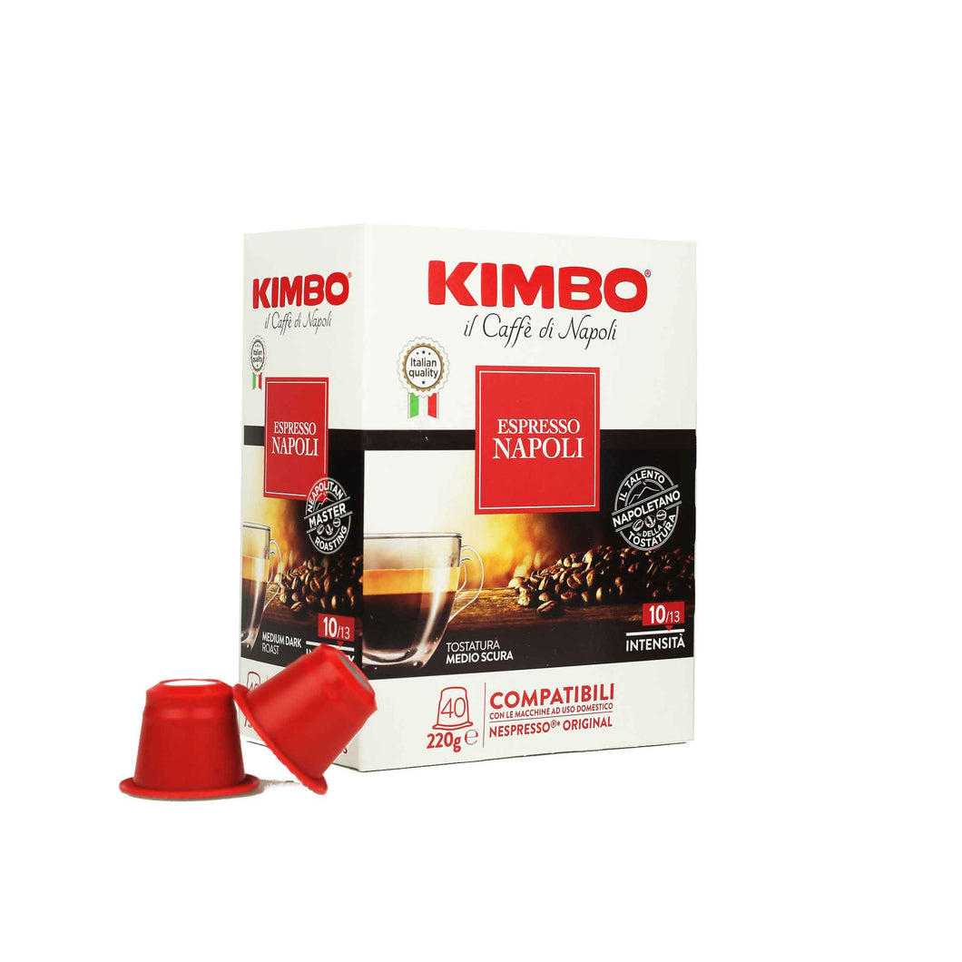 Kimbo Nespresso® Compatibles - Espresso Napoli - Special Value Packs - 200/240 Capsules - Free Shipping