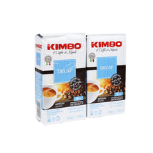 Load image into Gallery viewer, Kimbo - Espresso Grind - Decaffeinato - 250 Gms Pack