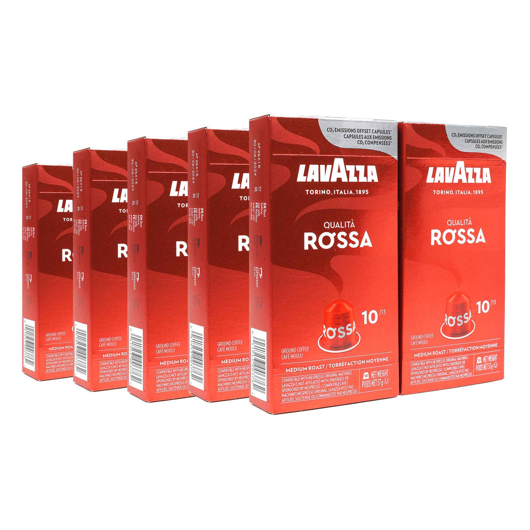 Lavazza NESPRESSO® Compatible Capsules - Rossa - 100 Capsules - Special Sale Price