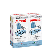 Load image into Gallery viewer, Caffe Musetti - NESPRESSO® Compatible - New - Deca (Decaffeinated) - 10/20/40/100