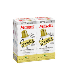 Load image into Gallery viewer, Caffe Musetti - NESPRESSO® Compatible - New - Gentile - 10/20/40/100