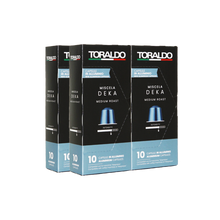 Load image into Gallery viewer, Caffe Toraldo - NESPRESSO® Compatible - New - Deka (Decaffeinated) - 10/20/40/100