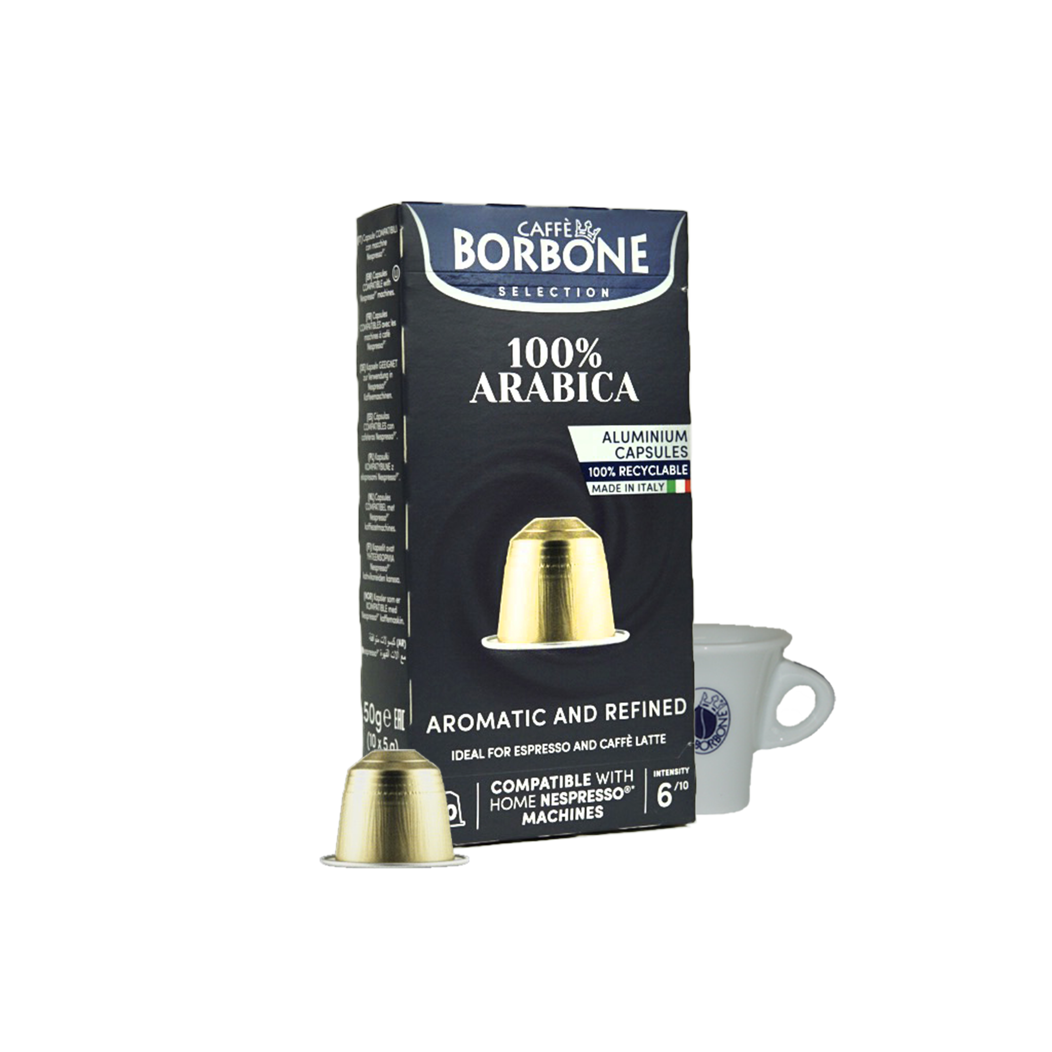 Caffe Borbone NESPRESSO Compatible New 100 Arabica 10 20 40