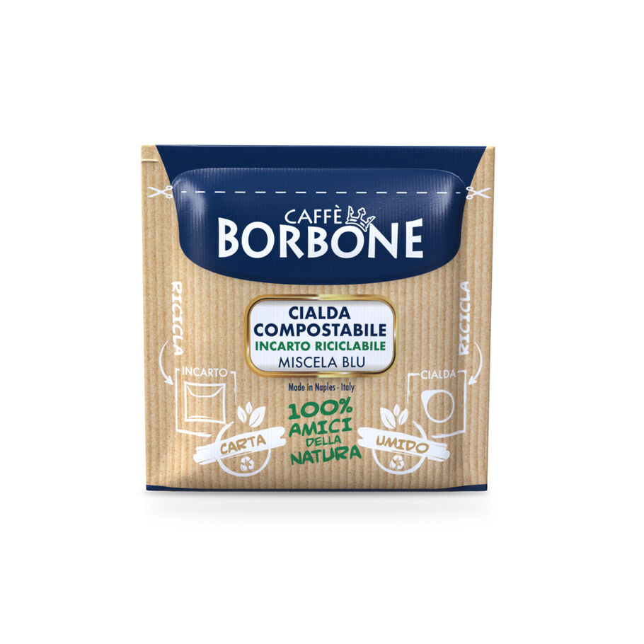 Caffe Borbone - E.S.E. Pods - Blue Blend - Medium Roast - Single Serve Compostable Pods