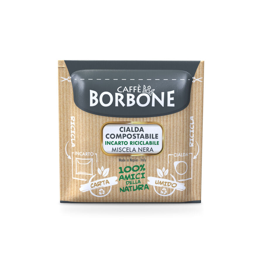 Caffe Borbone - E.S.E. Pods - Black Blend - Medium Roast - Single Serve Compostable Pods
