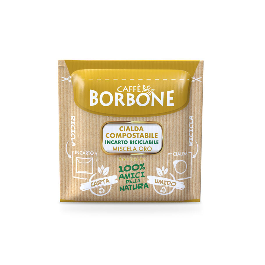 Caffe Borbone - E.S.E. Pods - Gold Blend - Medium Roast - Single Serve Compostable Pods