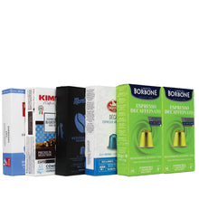 Load image into Gallery viewer, Premium NESPRESSO®** Compatible Capsule Discovery Set - Decaffeinated Selection - 100 Capsules