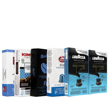 Load image into Gallery viewer, Premium NESPRESSO®** Compatible Capsule Discovery Pack - Decaffeinated Selection - 100 Capsules