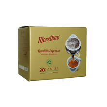 Load image into Gallery viewer, Morettino - E.S.E. Pods - Qualita Espresso - Ricco & Cremoso - Single Serve Compostable Pods