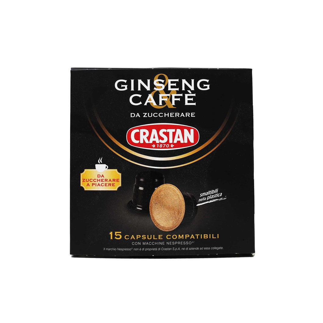 Crastan NESPRESSO® Compatible Capsules - Ginseng Coffee - 15 Capsules