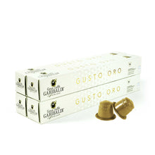 Load image into Gallery viewer, Gran Caffe Garibaldi - NESPRESSO® Compatible - Sleeve Pack - Gusto Oro - 10/40/80/100
