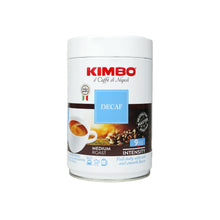 Load image into Gallery viewer, Kimbo - Espresso Grind - Decaffeinato - 250 Gms Tin
