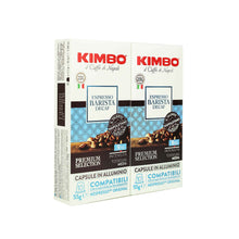Load image into Gallery viewer, Kimbo Nespresso® Compatibles - Premium Selection - Espresso Decaf - 10/20/40/100
