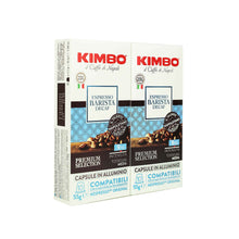 Load image into Gallery viewer, Kimbo Nespresso® Compatibles - Premium Selection - Espresso Decaf - 10/20/40/100