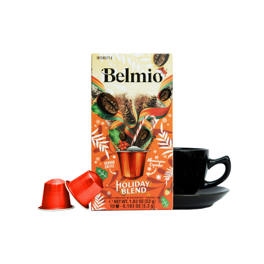 Belmio NESPRESSO® Compatible Capsules - Holiday Blend - 10/20/40/80