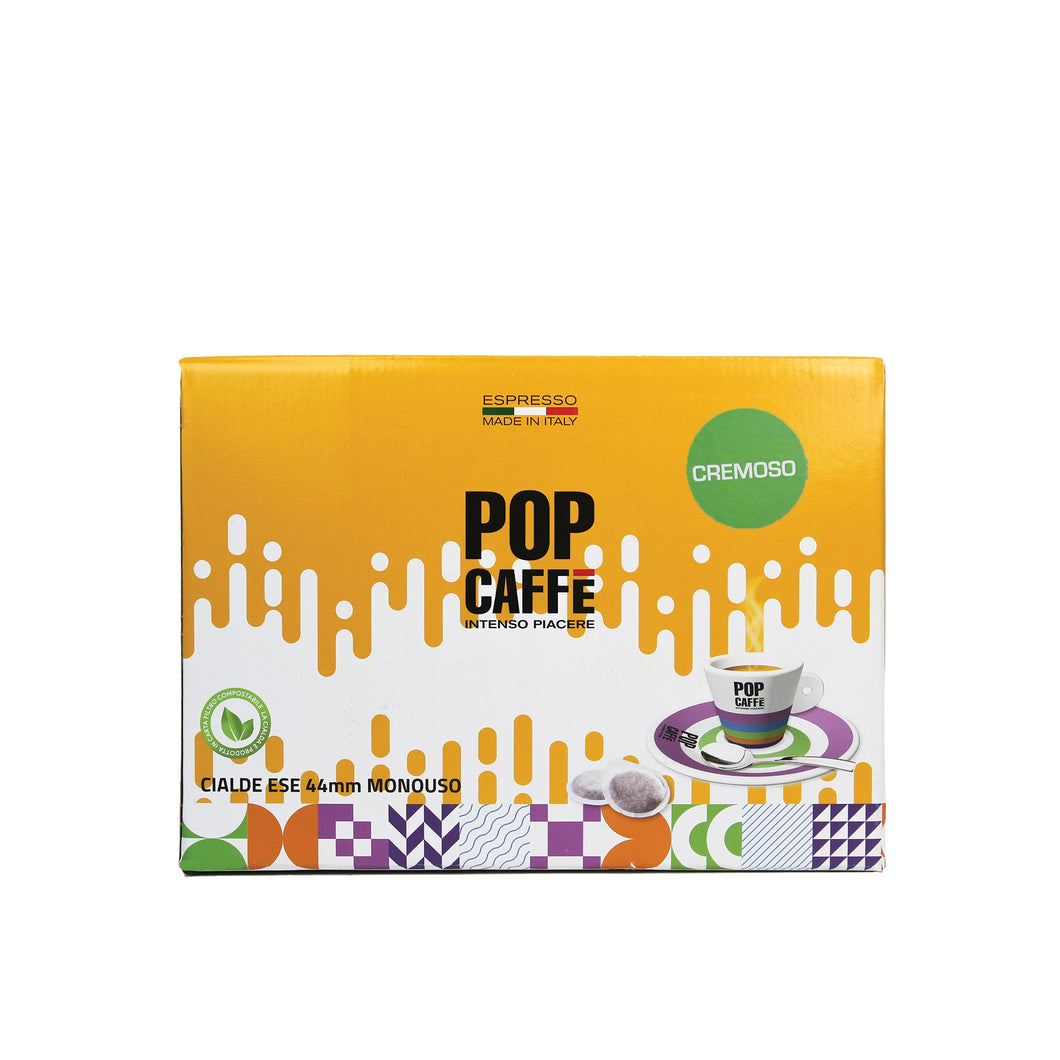 Pop Caffe - E.S.E. Pods - Cremoso - Single Serve Compostable Pods