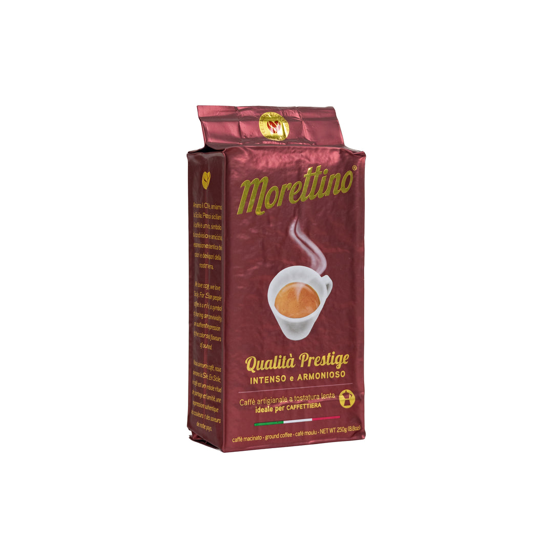 Morettino - Espresso Grind - Qualità Prestige - Intenso e Armonioso - 250 Gms