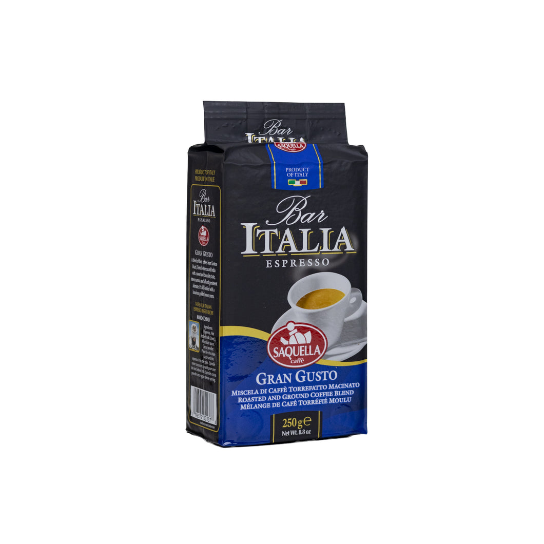 Saquella - Espresso Grind - Gran Gusto - 250 Gms Pack