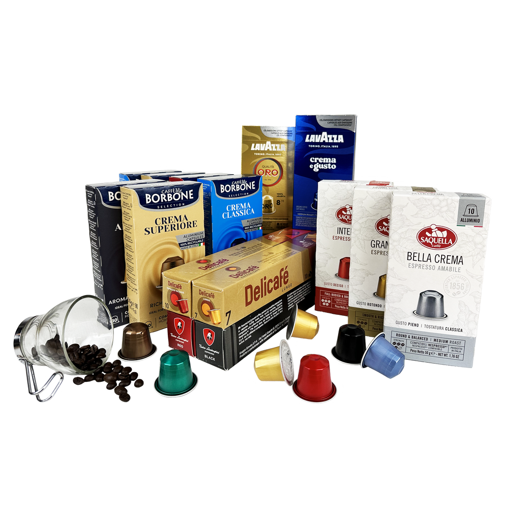 Premium NESPRESSO® Compatible Capsule Discovery Pack II - 150 Capsules - Free Shipping