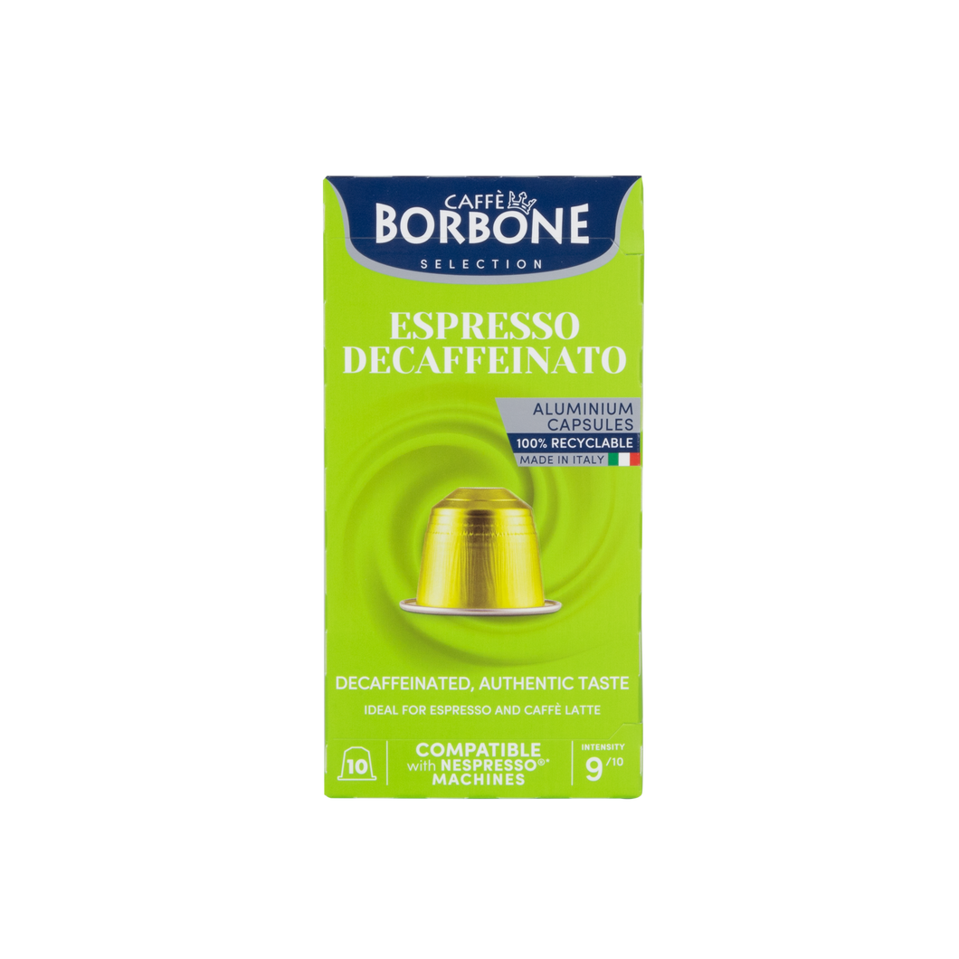 Caffe Borbone - NESPRESSO® Compatible - New - Decaffeinated - 10/20/40/100