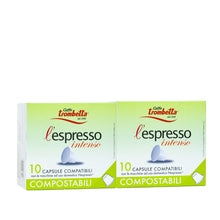 Load image into Gallery viewer, Caffe Trombetta - NESPRESSO® Compatible - Compostable - Intenso - 100% Arabica Blend
