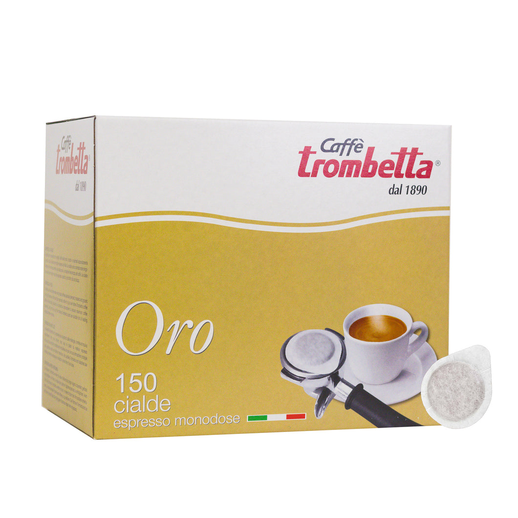 Caffe Trombetta - E.S.E. Pods - Oro - Single Serve Compostable Pods