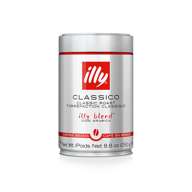 illy® Whole Bean - Classico Coffee - Medium Roast - 250 Gms Tin