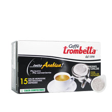 Load image into Gallery viewer, Caffe Trombetta - E.S.E. Pods - 100% Arabica - Single Serve Compostable Pods
