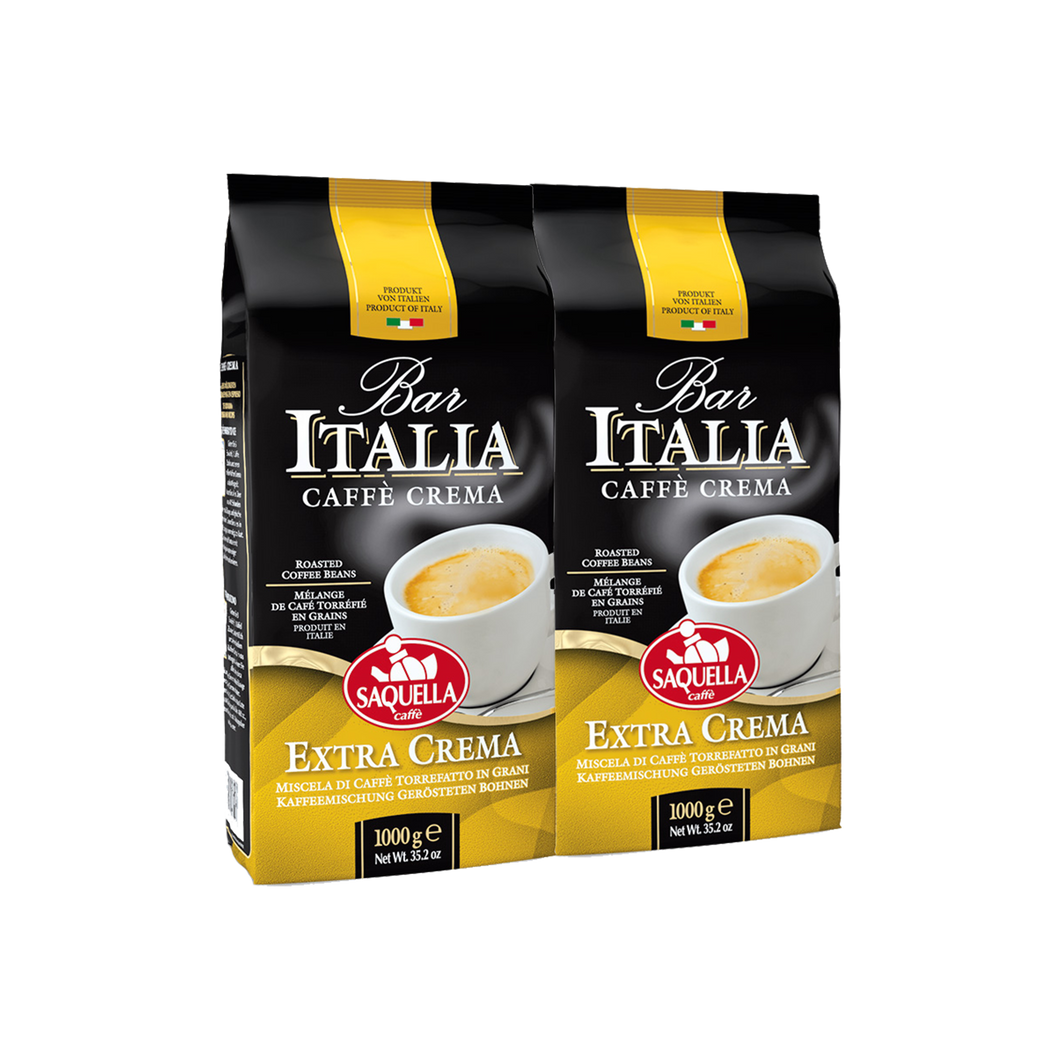 Saquella - Whole Coffee Beans - Extra Crema
