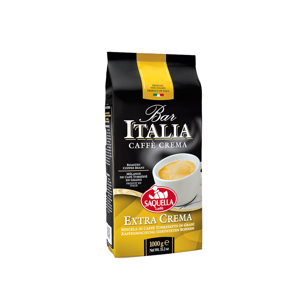 Saquella - Whole Coffee Beans - Extra Crema