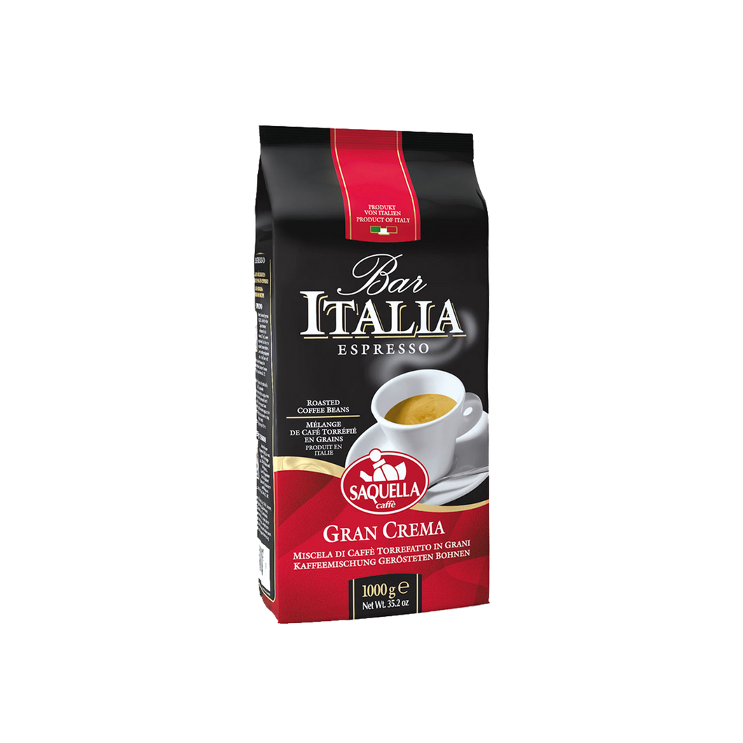 Saquella - Whole Coffee Beans - Gran Crema