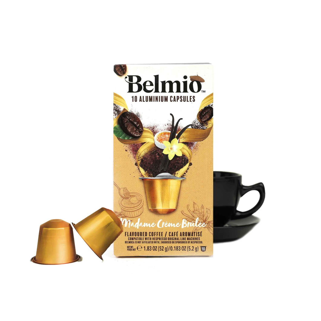 Belmio NESPRESSO® Compatible Capsules - Madame Creme Brulee - 10/20/40/80