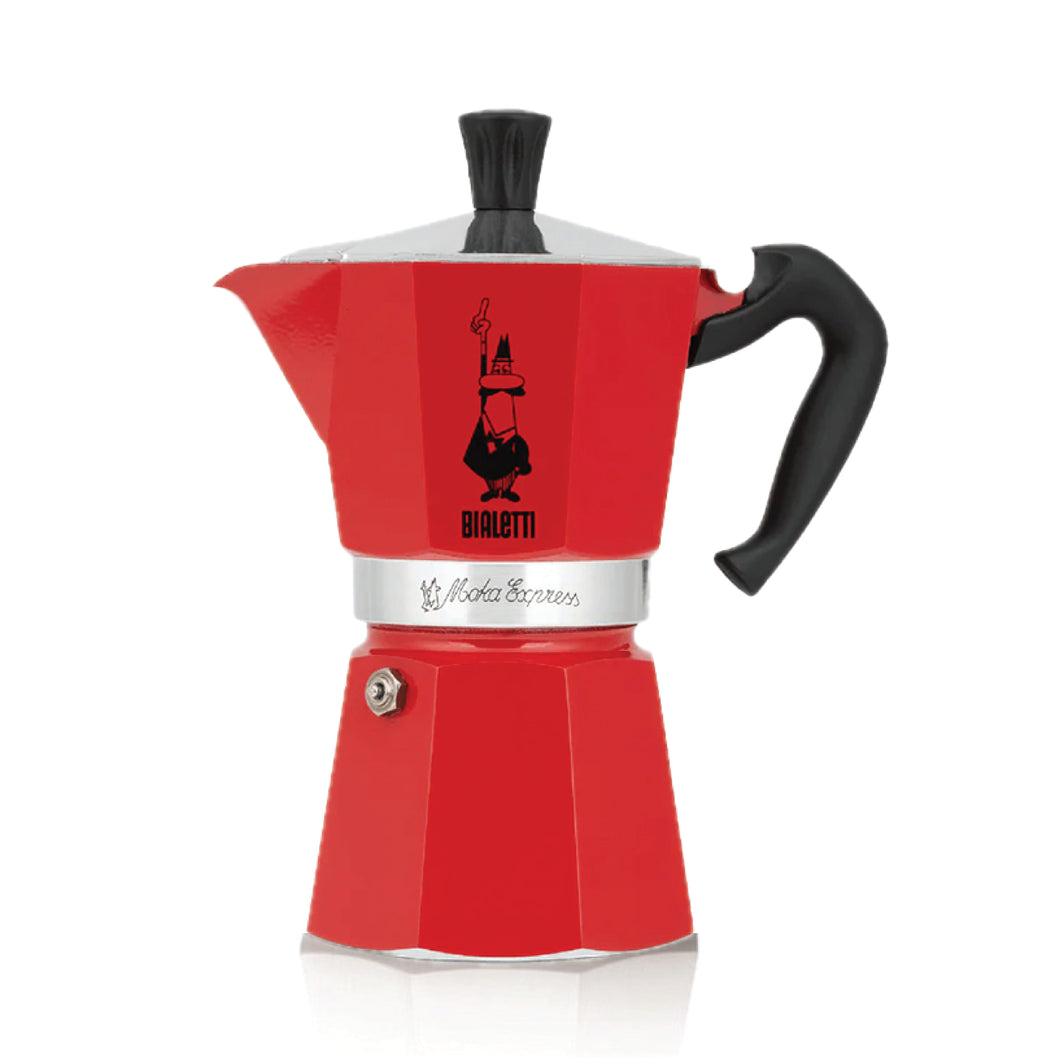 Bialetti Moka Express Coffee Maker - Red