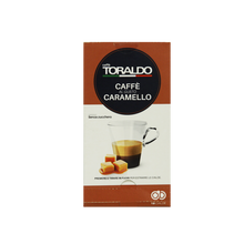 Load image into Gallery viewer, Caffe Toraldo - E.S.E. Pods - Caramel Flavored Coffee - Single Serve Compostable Pods
