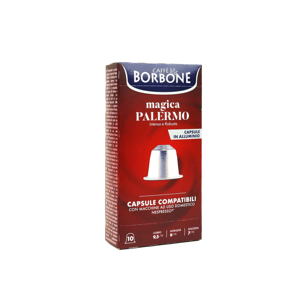 Caffe Borbone - NESPRESSO® Compatible - New - Magica Palermo - 10/20/40/100