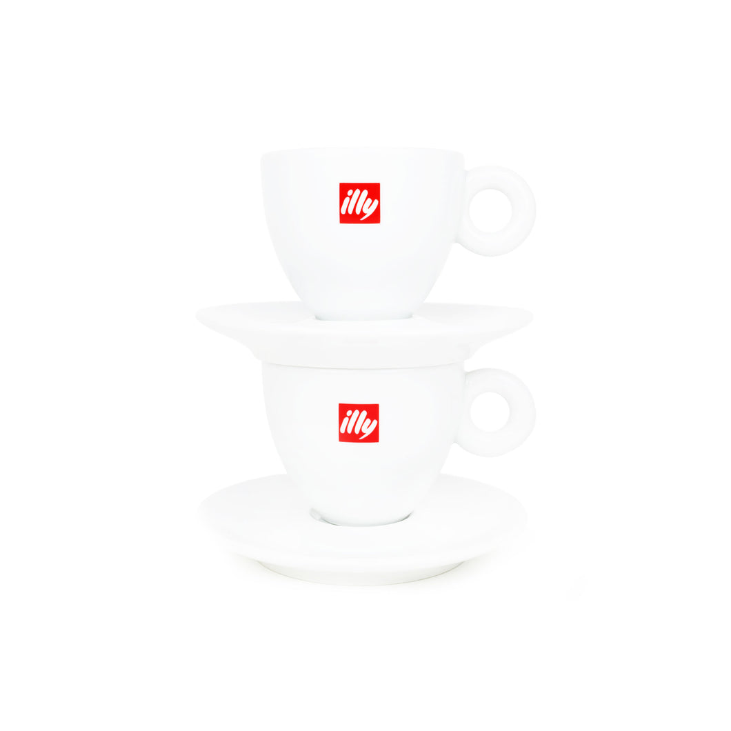 Illy - Cappuccino Coffee Cups - Set of 12 Original Cups and Saucers