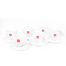 Load image into Gallery viewer, Illy - Cappuccino Coffee Cups - Original Cups and Saucers
