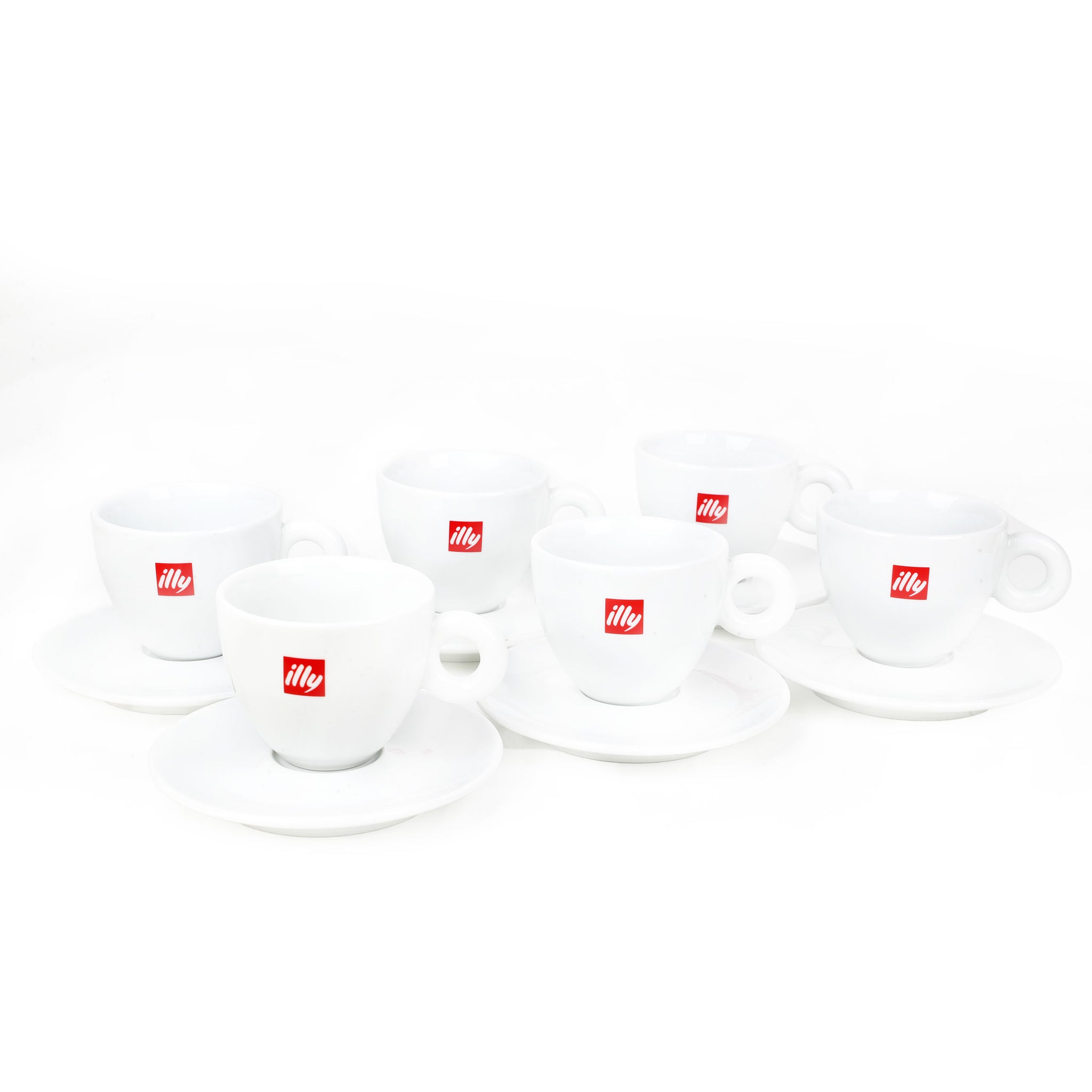 Illy Cappuccino Coffee Cups Original Cups and Saucers