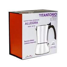 Load image into Gallery viewer, Allegra - Stove Top Moka Espresso Maker by Vitantonio
