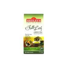 Load image into Gallery viewer, Hedley&#39;s Full Leaf Green Tea - Tropical Fruit Flavor - 16 Pyramid Tea Bags
