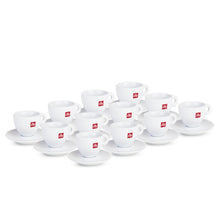 Load image into Gallery viewer, Illy - Cappuccino Coffee Cups - Set of 12 Original Cups and Saucers
