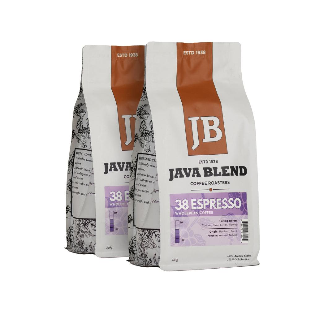 Java Blend - Whole Coffee Beans - 38 Espresso