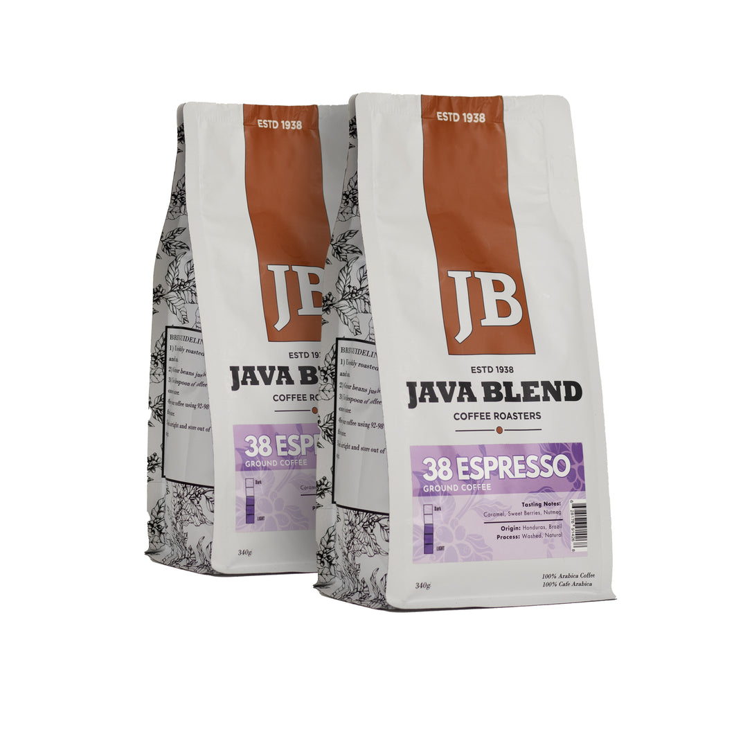 Java Blend - Espresso Ground Coffee - 38 Espresso
