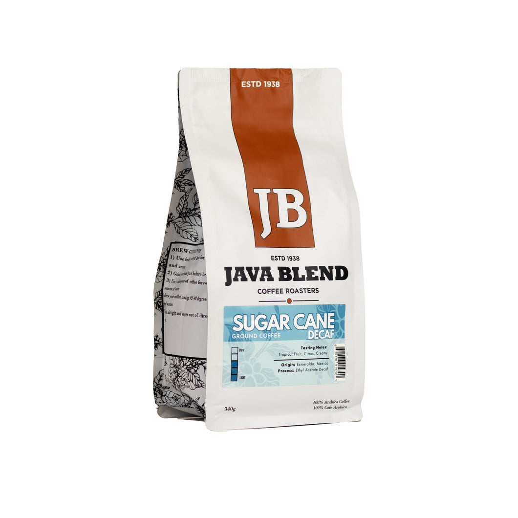 Java Blend - Espresso Ground Coffee - Sugar Cane Decaf